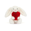 Lapin coeur d'amour rouge