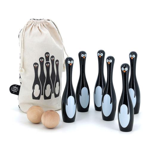 Quilles bowling pingouins