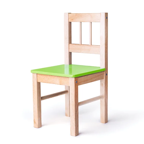 Chaise en bois (vert)