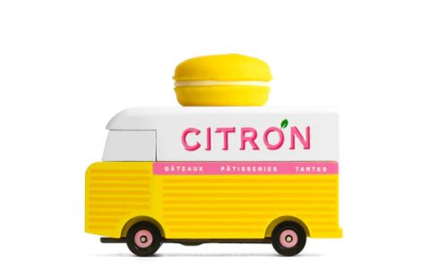 Fourgon macaron citron